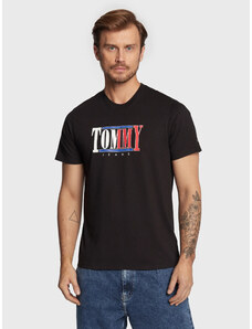 Tommy Jeans pánské černé tričko