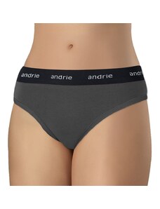 Andrie PS 2895 šedé dámské kalhotky