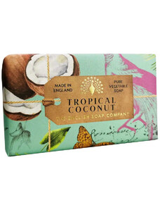 Luxusní tuhé mýdlo English Soap Company Tropical Coconut – kokos, 190 g