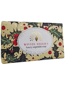 Luxusní tuhé mýdlo English Soap Company Winter Berries – zimní bobule, 190 g