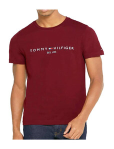 Pánské vínové triko Tommy Hilfiger