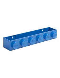 Modrá nástěnná police LEGO Storage 47,8 x 11,5 cm