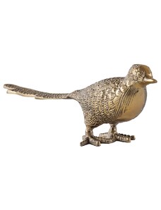 Hoorns Zlatá ptačí soška Birdien 14 cm