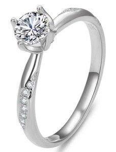 OLIVIE Stříbrný zásnubní prsten MAGIC 7170