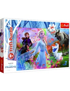 Trefl Puzzle maxi FROZEN Hledaní dobrodružství 24 dílků