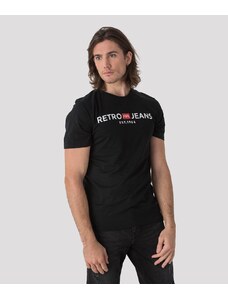 RetroJeans ENOS21 T-SHIRT, BLACK