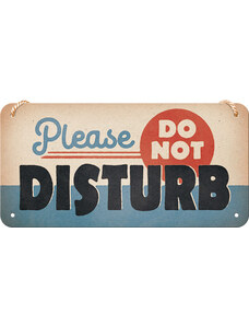 Nostalgic Art Plechová cedule Please do not Disturb 10 x 20 cm