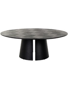 Černý dubový konferenční stolek Richmond Blax 110 cm