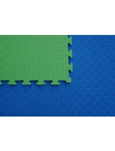 2Msport.cz Tatami puzzle 1x1m 2cm zeleno-modré