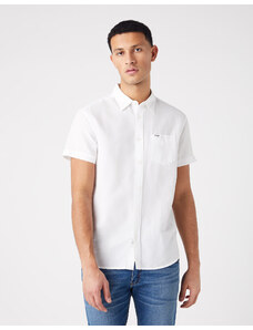 Košile Wrangler SHIRT REAL WHITE