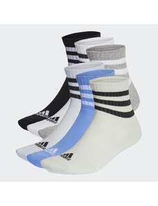 Adidas Ponožky 3-Stripes Cushioned Sportswear Mid-Cut – 3 páry
