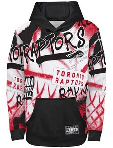 Outer Stuff Dětská Outerstuff Spray Ball Sublimated Raptors PO Hoodie / Bílá, Červená / M