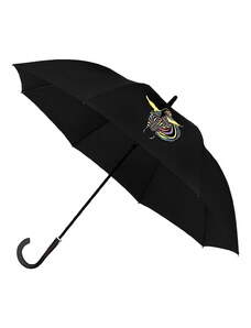 Falcone Dámský holový deštník měnící barvu ZEBRA COLORMAGIC
