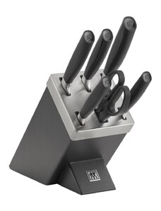 Zwilling All Star samoostřící blok s noži 7 ks, antracitový, 33760-500