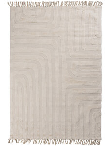 Hoorns Bílý bavlněný koberec Zola 170 x 240 cm