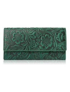 Dámská kožená peněženka Paolo Peruzzi IN-35 zelená