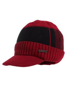 Čepice s kšiltem Červená