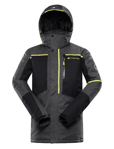 ALPINE PRO Pánská lyžařská bunda s PTX membránou MALEF - černá