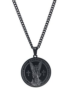 Přívěsek z chirurgické oceli Amulet Sedm archandělů - Černý Impress Jewelry 220406153644B
