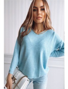 AO_SK Modrý dámský svetr