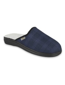 Pantofle bačkory papuče pánské Befado Dr. Orto 132M015 modré káro