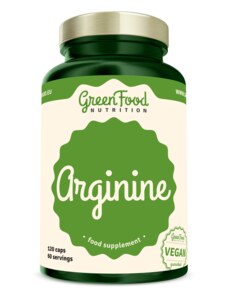 GreenFood Nutrition Arginin 120 kapslí