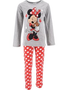 ŠEDO-ČERVENÉ DÍVČÍ PYŽAMO DISNEY MINNIE MOUSE Barevná