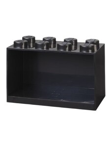 Černá nástěnná police LEGO Storage 21 x 32 cm