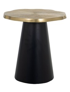 Zlato černý kovový odkládací stolek Richmond Sassy 50 cm