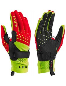 Rukavice LEKI PRC ThermoPlus SHARK W - 6, bright red/neon yellow/black 2022