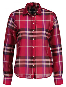 KOŠILE GANT D1. REG COT SILK CHECK SHIRT červená 36