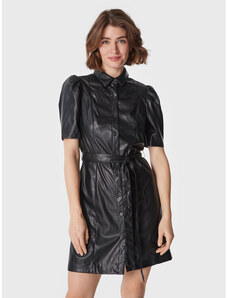 Šaty z imitace kůže DKNY