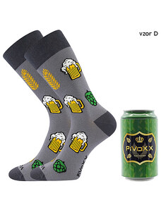 Ponožky PiVoXX + plechovka vzor D