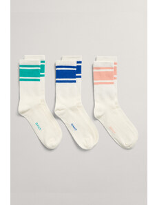 PONOŽKY 3-PACK GANT TEENS UNISEX SOCKS 3-PACK bílá 31/33