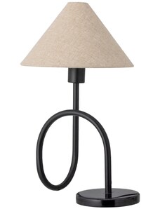 Černá kovová stolní lampa Bloomingville Emaline