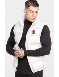 Sik Silk Pánská Šedá Vesta Bubble Gilet