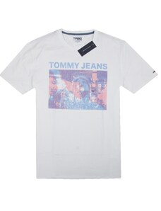 Tommy Hilfiger pánské tričko s krátkým rukávem Total doprodej bílé