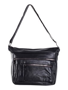 Dámská kožená taška přes rameno s nastavitelným popruhem - F & B
