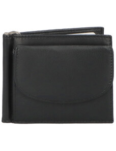 Malá pánská kožená peněženka černá - Tomas Poulis černá