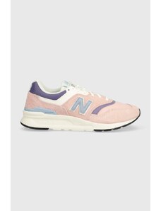 Sneakers boty New Balance CW997HVG růžová barva, CW997HVG-HVG