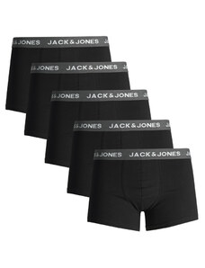 Jack & Jones 5PACK pánské boxerky Jack and Jones černé