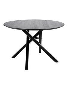 Černý dubový jídelní stůl Bloomingville Connor 118 cm