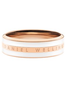 Daniel Wellington prsten Classic Satin White Rose gold 58mm DW00400044