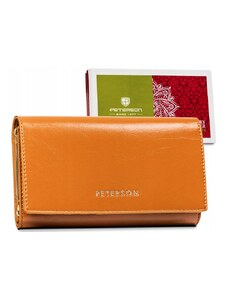Stevens Dámská kožená peněženka Peterson s RFID - světle hnědá