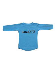Babu Chlapecké modré tričko s dlouhým rukávem