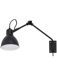 Černá kovová nástěnná lampa Bloomingville Jili 16 cm