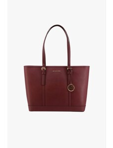 Michael Kors Jet Set Travel LG TZ Shldr Tote vínová dámská kabelka