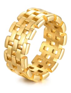 ORNAMENTI Pozlacený prstýnek Significant gold