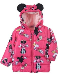 TEPLÁ ZIMNÍ BUNDA DISNEY MINNIE MOUSE - TMAVĚ RŮŽOVÁ Tmavě růžová