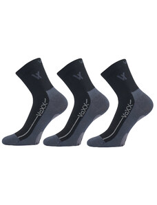 3PACK ponožky VoXX černé (Barefootan-black)